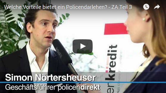Die Vorteile des Policendarlehens – Zweitmarkt Aktuell Interview