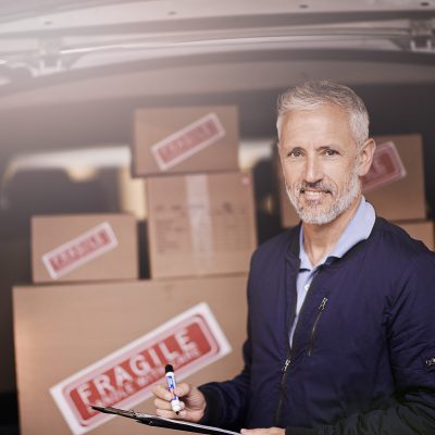 Lieferung mit fragiler Ladung